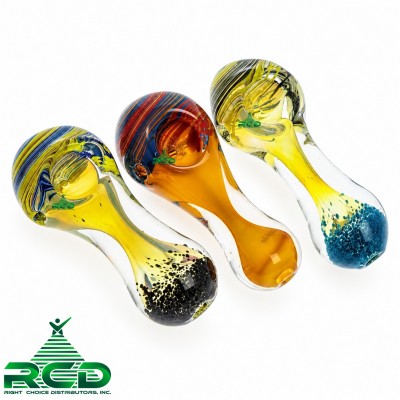 GLASS PIPE DOUBLE BLOWN EXTRA THICK GP3141 1CT